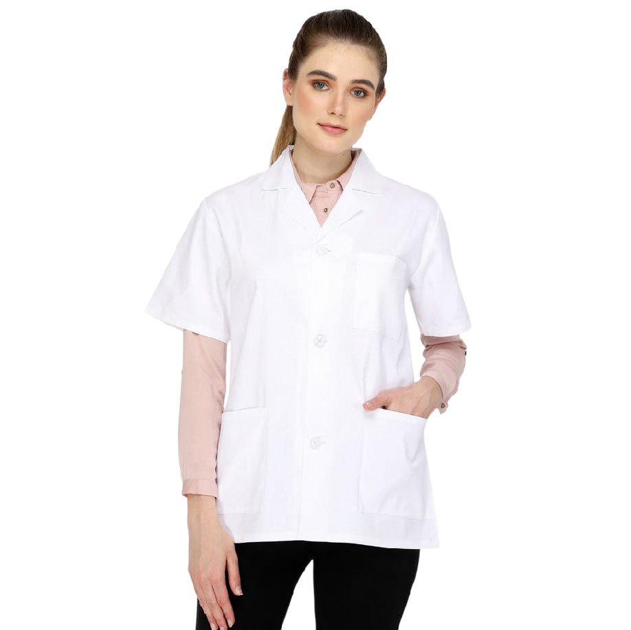 Female Lab Coat (Length 28") - Image 2